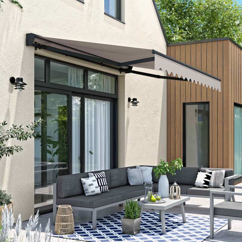 Toldo con caja semi integrada de 3 x 2,50 m