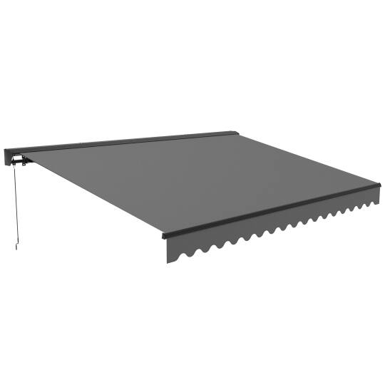 Toldo de campaña de 2,50 x 2 m con caja semi-integral