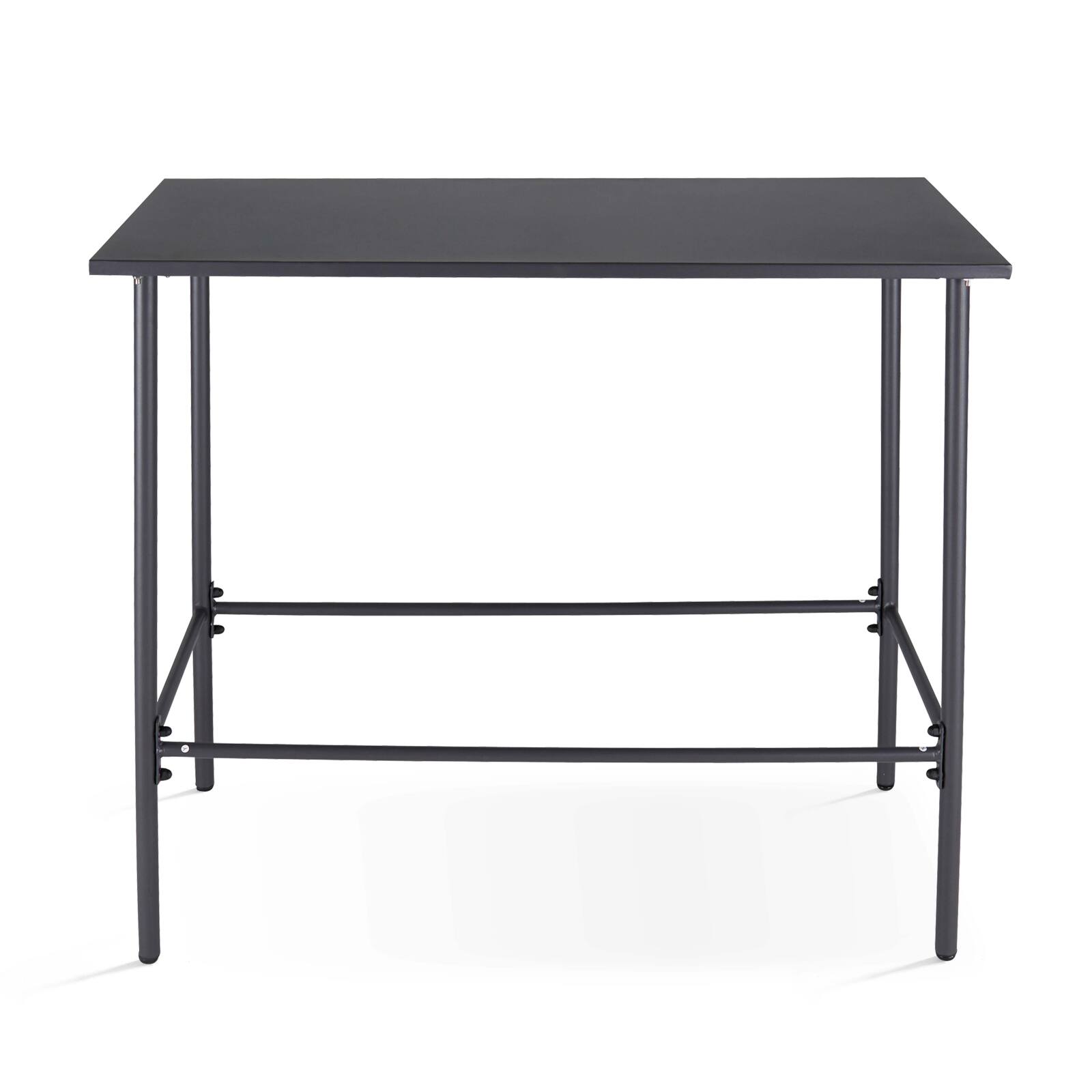 Mesa de jardín alta (120 x 60 x 105 cm) de acero termolacado