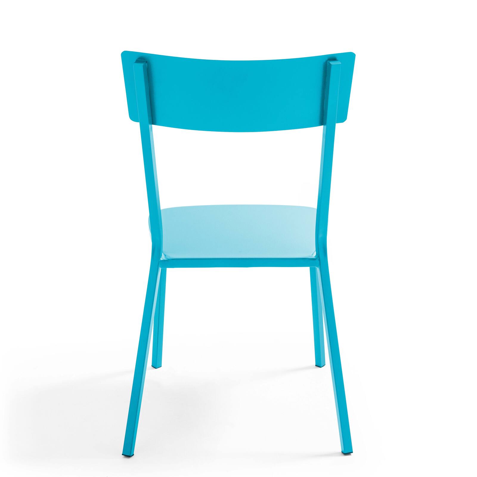 Silla de jardín de metal estilo bistró