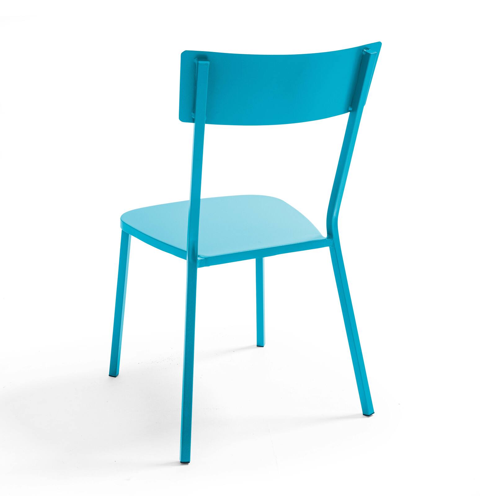 Silla de jardín de metal estilo bistró