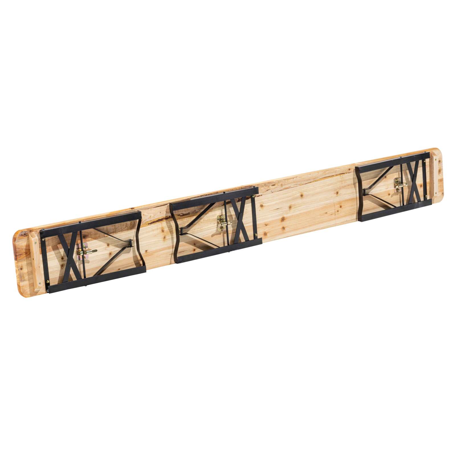 Mesa y bancos de jardín de conjunto de 220 cm