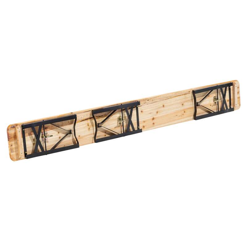 Mesa y bancos de jardín de conjunto de 220 cm