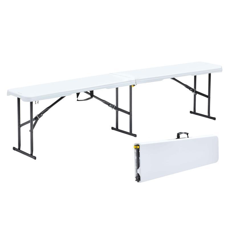 Mesa y bancos plegables de 180 cm (3/7)
