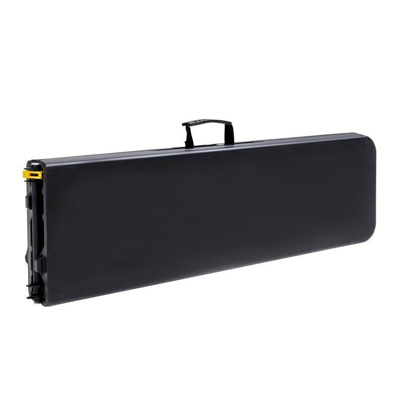 Banco plegable negro de 3 plazas de 180 cm (2/7)