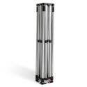 Carpa plegable de aluminio de 4x4m, 300g/m², 40mm