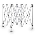 Carpa plegable de aluminio de 4x4m, 300g/m², 40mm