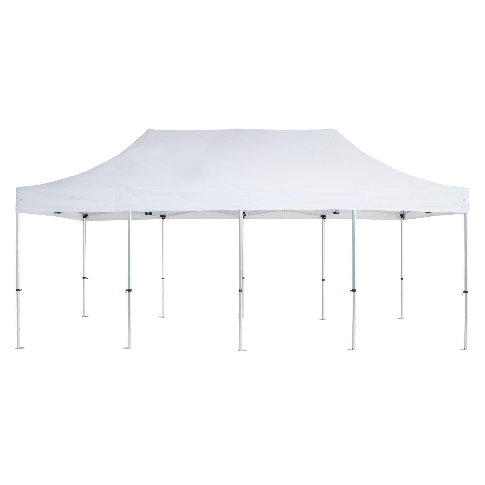 Carpa plegable blanco de aluminio 4x8m 300g/m² 40mm
