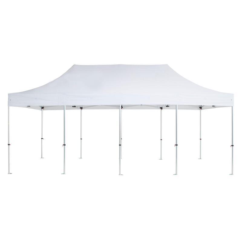 Carpa plegable blanco de aluminio 4x8m 300g/m² 40mm