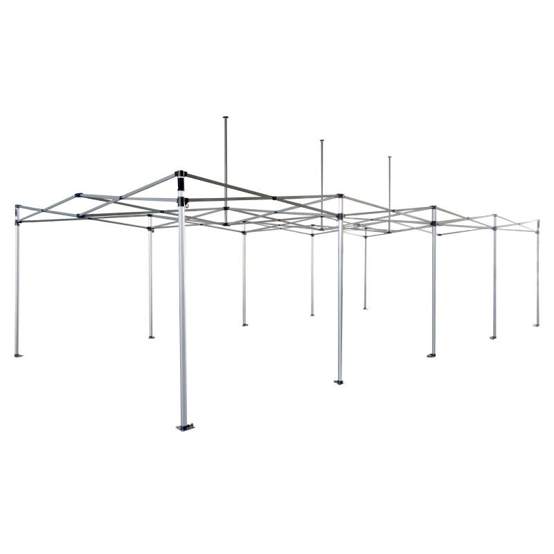 Carpa plegable blanco de aluminio 4x8m 300g/m² 40mm (2/6)