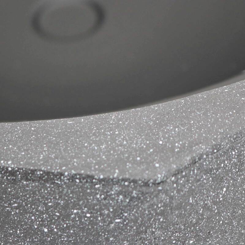 Brasero redondo de piedra reconstituida (Ø64,5 x 48,5 cm)