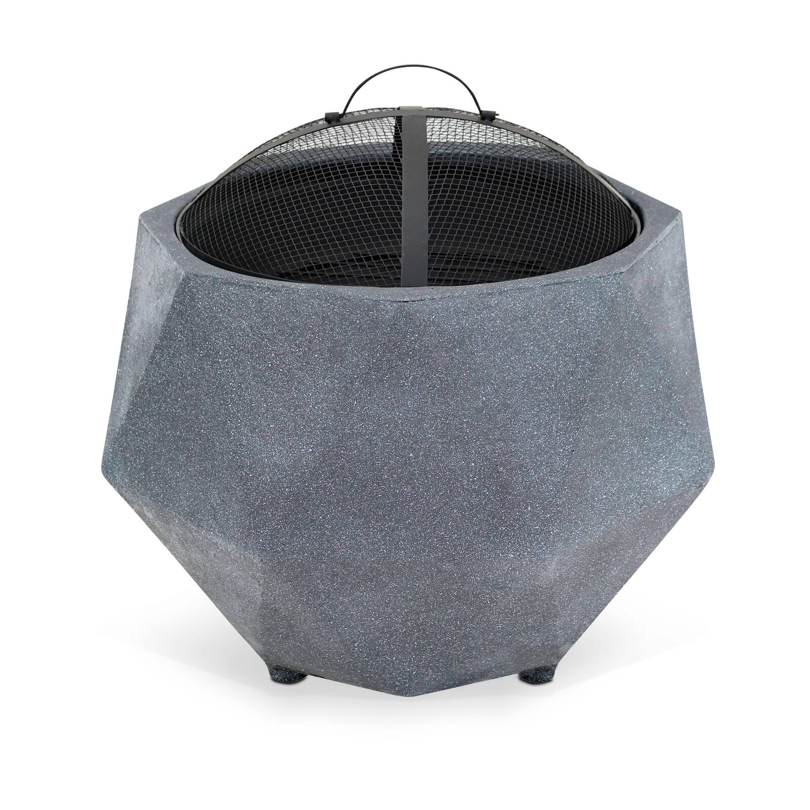 Brasero redondo de piedra reconstituida (Ø64,5 x 48,5 cm)