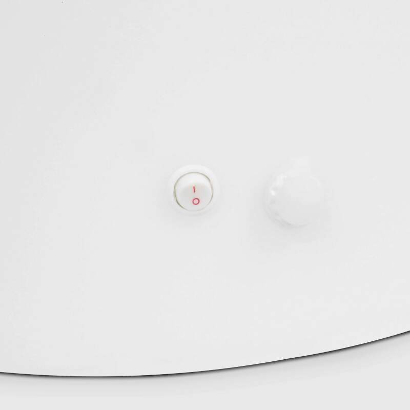 Mesa de centro redonda con luz LED (ø81 x 21 cm)