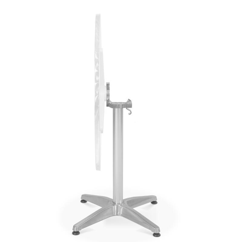 Pie de mesa de aluminio con sistema inclinable