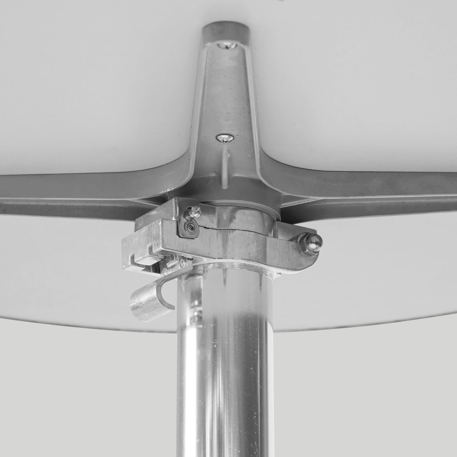 Pie de mesa de aluminio con sistema inclinable