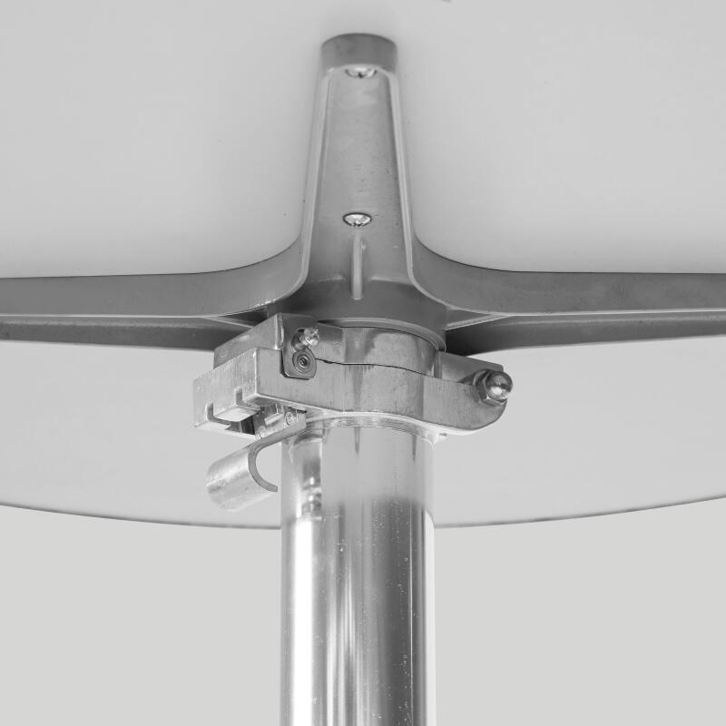 Pie de mesa de aluminio con sistema inclinable