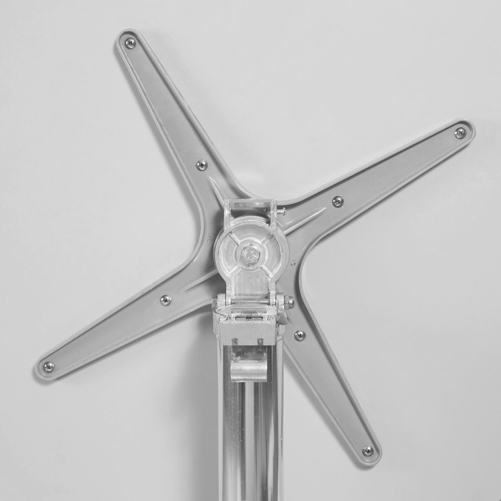 Pie de mesa de aluminio con sistema inclinable