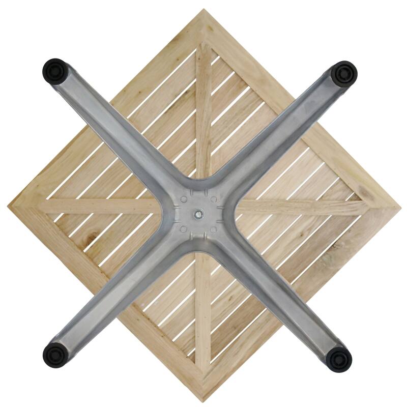 Pie de aluminio para mesa