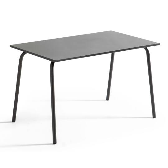 Mesa cuadrada plegable de eucalipto 70 x 70 x 76 cm