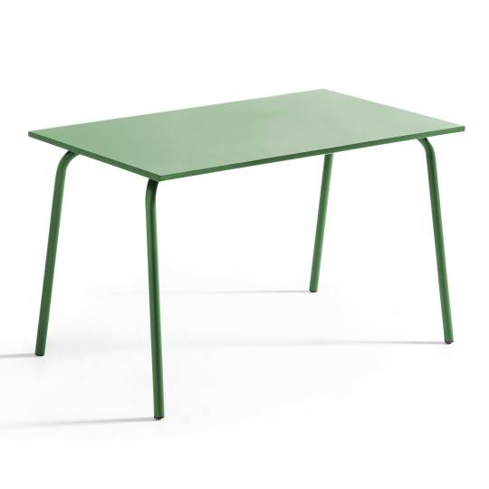 Mesa de jardín (120 x 70 x 72 cm) de acero termolacado