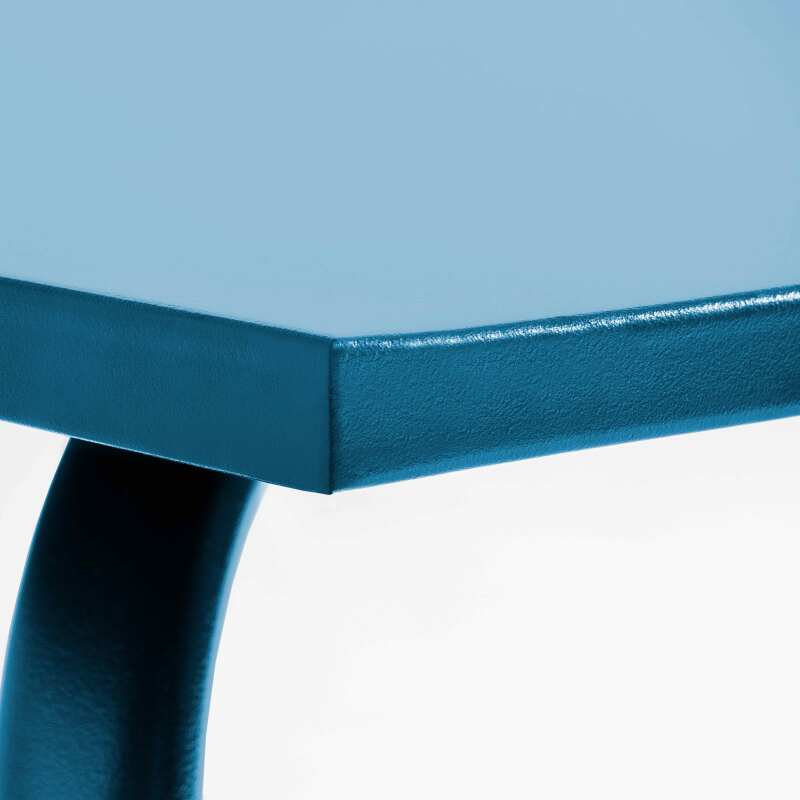 Mesa de jardín (120 x 70 x 72 cm) de acero termolacado
