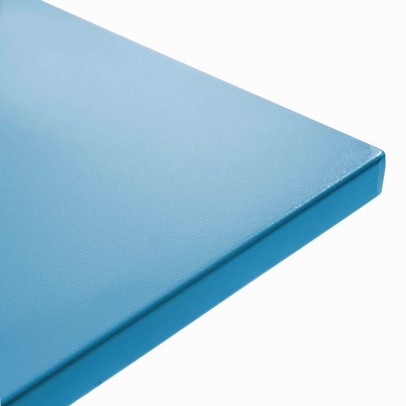 Mesa de jardín (120 x 70 x 72 cm) de acero termolacado