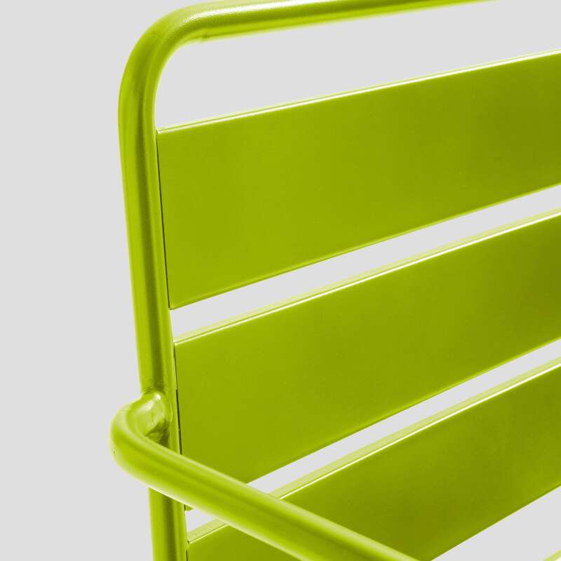 Conjunto de jardín de 4 plazas de metal, que incluye 1 mesa de centro, 2 sillones y 1 sofá
