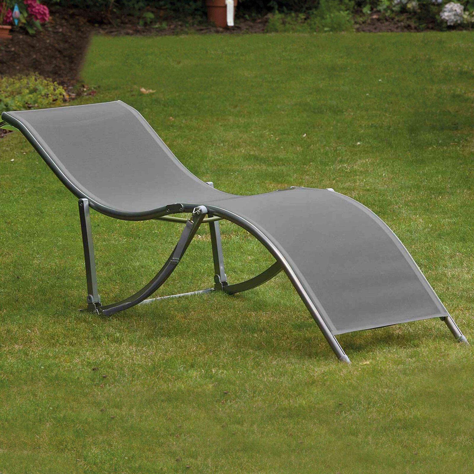 Lote de 4 tumbonas de textileno