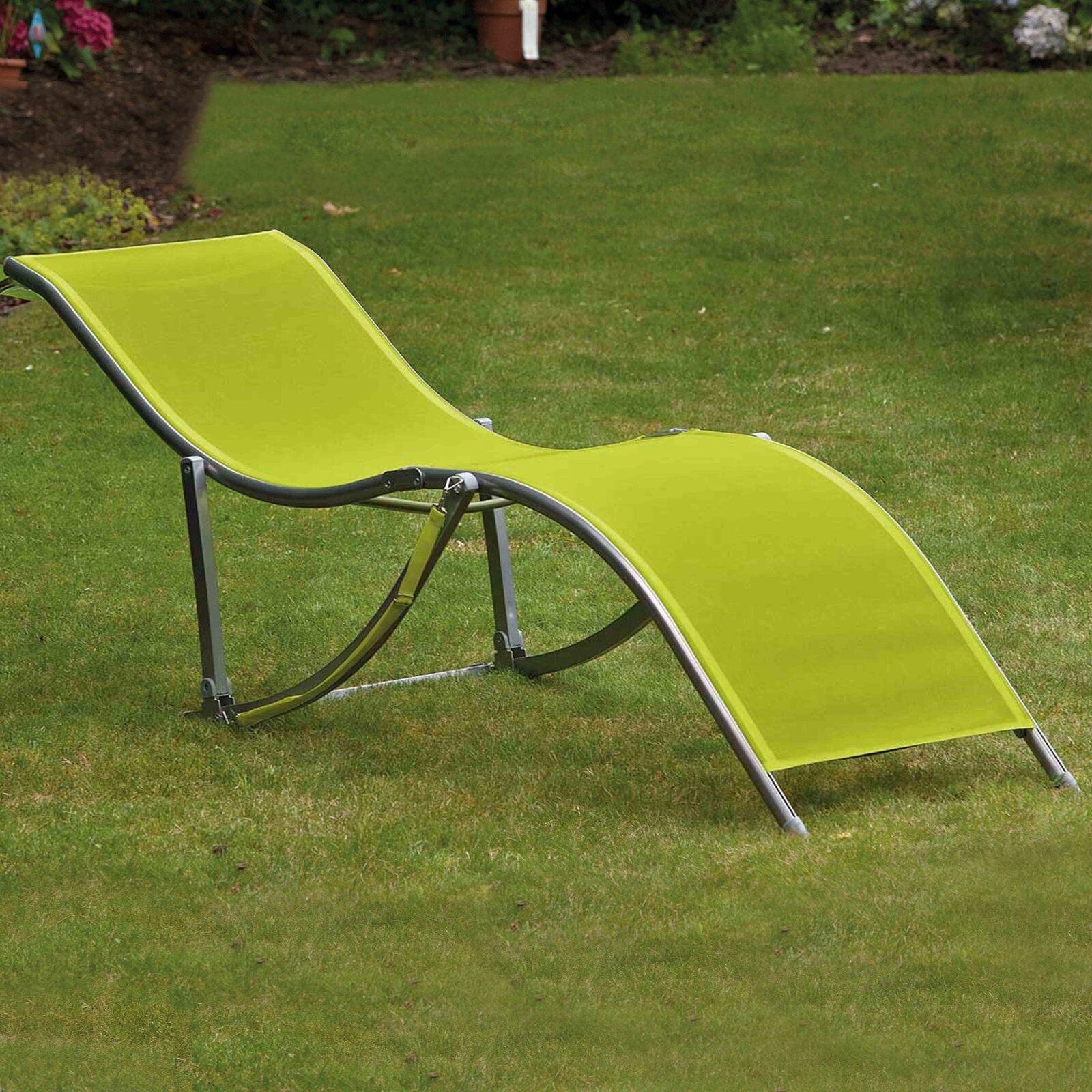 Lote de 4 tumbonas de textileno