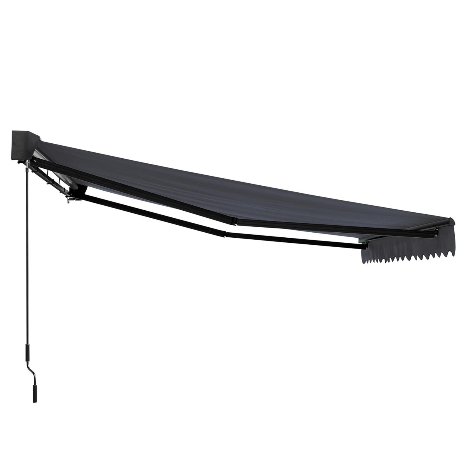 Toldo de campaña motorizada con caja semi-integral de 3 x 4 m