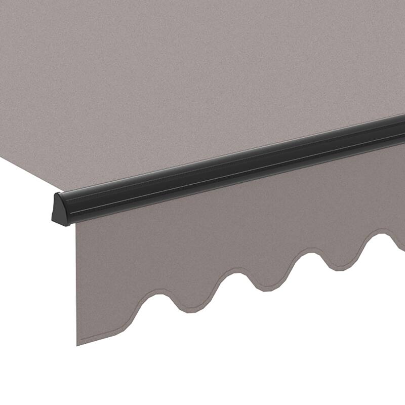 Toldo de campaña motorizada con caja semi-integral de 3 x 4 m