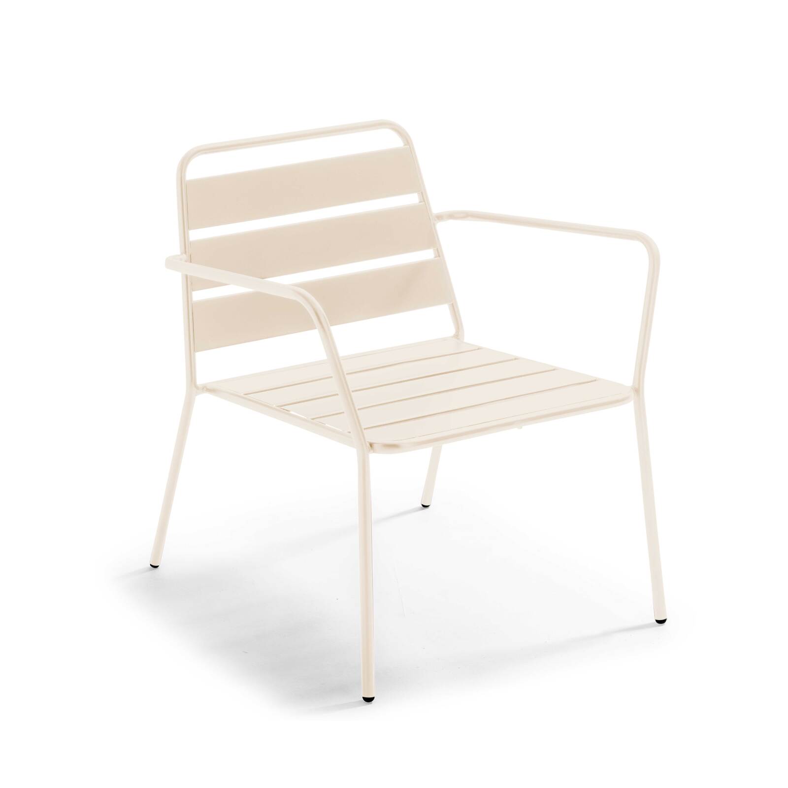 Conjunto de jardín de metal con 2 sillones y 1 banco