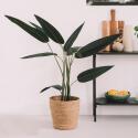Strelitzia artificial en maceta altura 90 cm