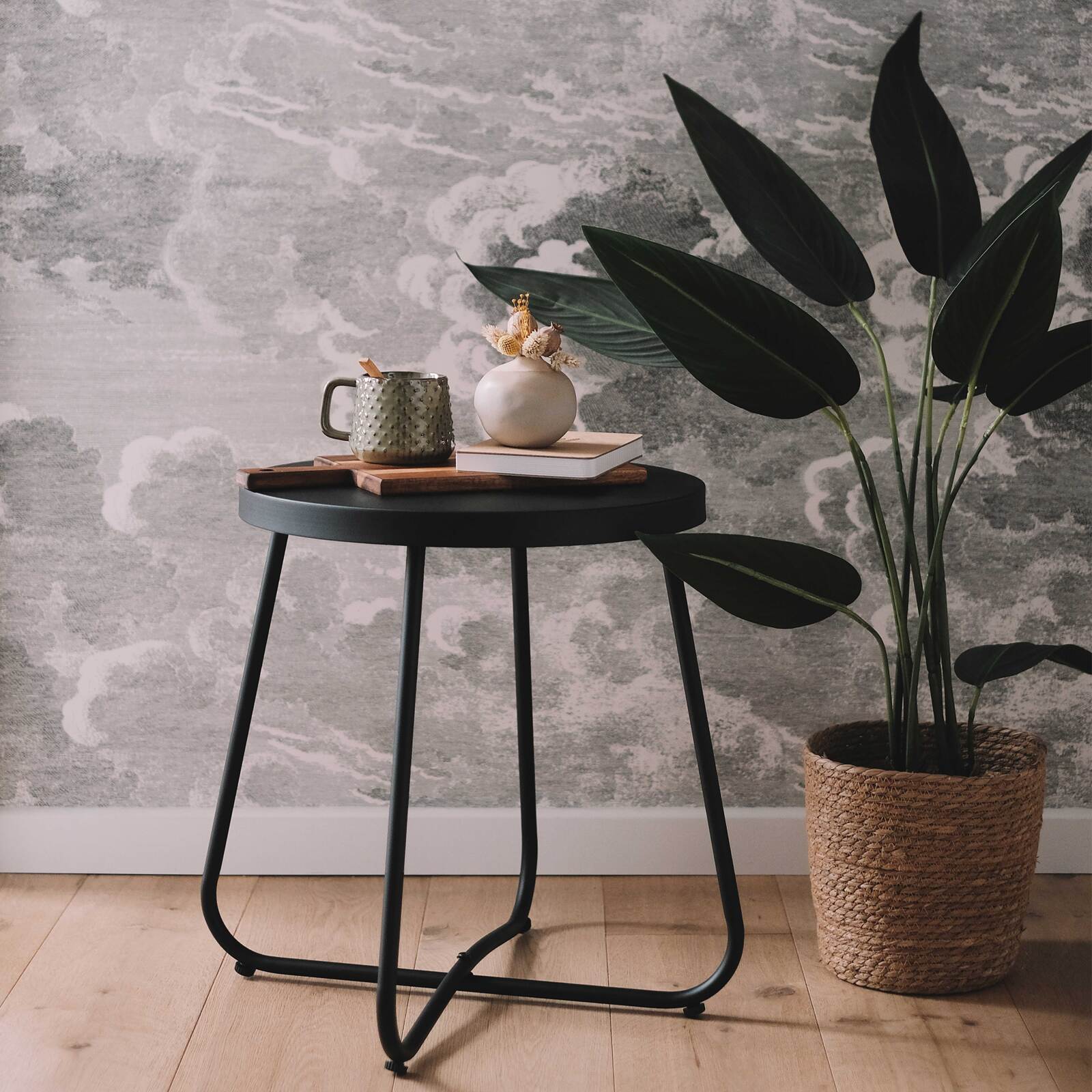 Strelitzia artificial en maceta altura 90 cm