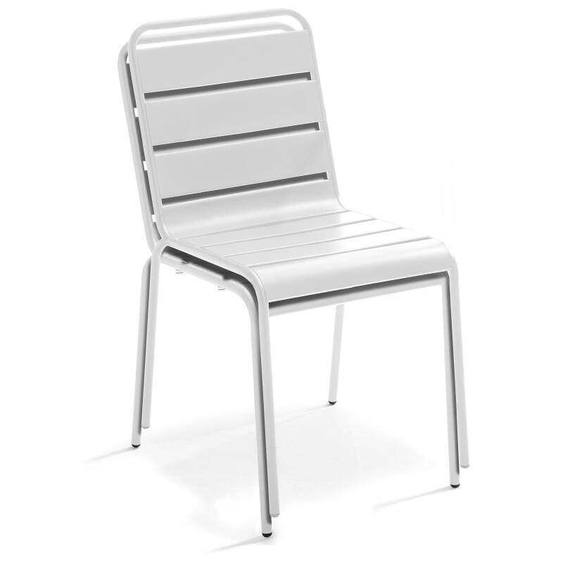 Silla de metal estilo industrial (4/6)