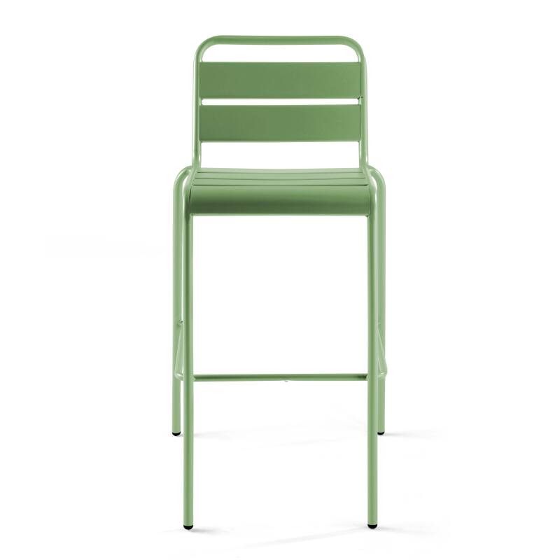 Silla alta de metal estilo industrial (4/5)