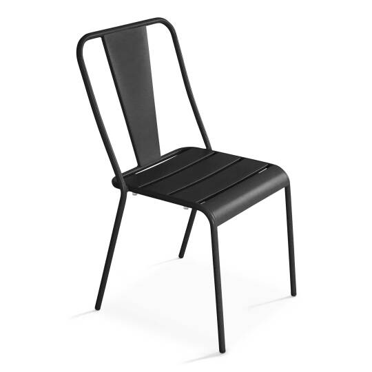 Silla bistró de metal | Oviala