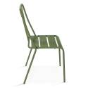 Silla de metal de bistró