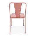 Silla de metal de bistró