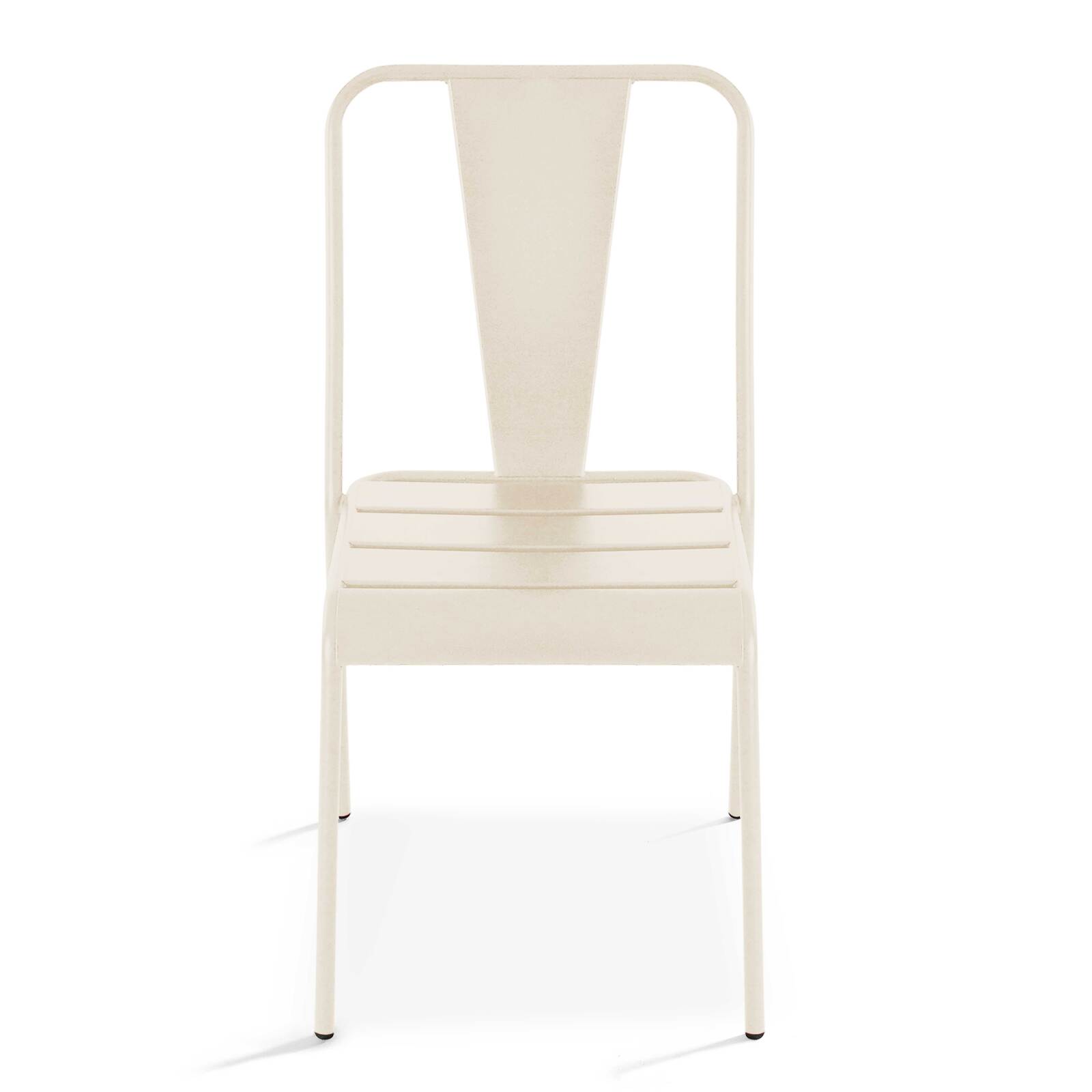 Silla de metal de bistró