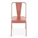 Silla de metal de bistró