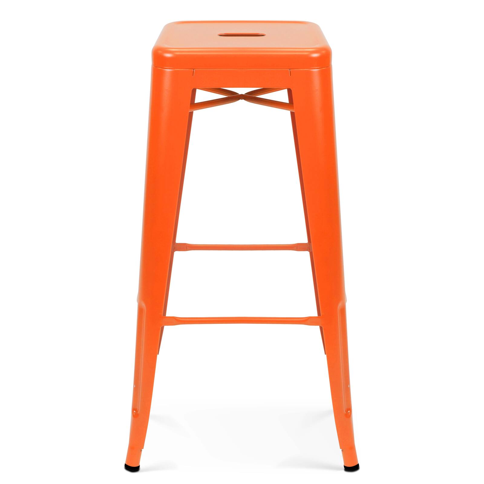 Lote de 4 taburetes de bar mate