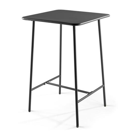 Mesa alta de bar cuadrada (70 x 70 x 105 cm)