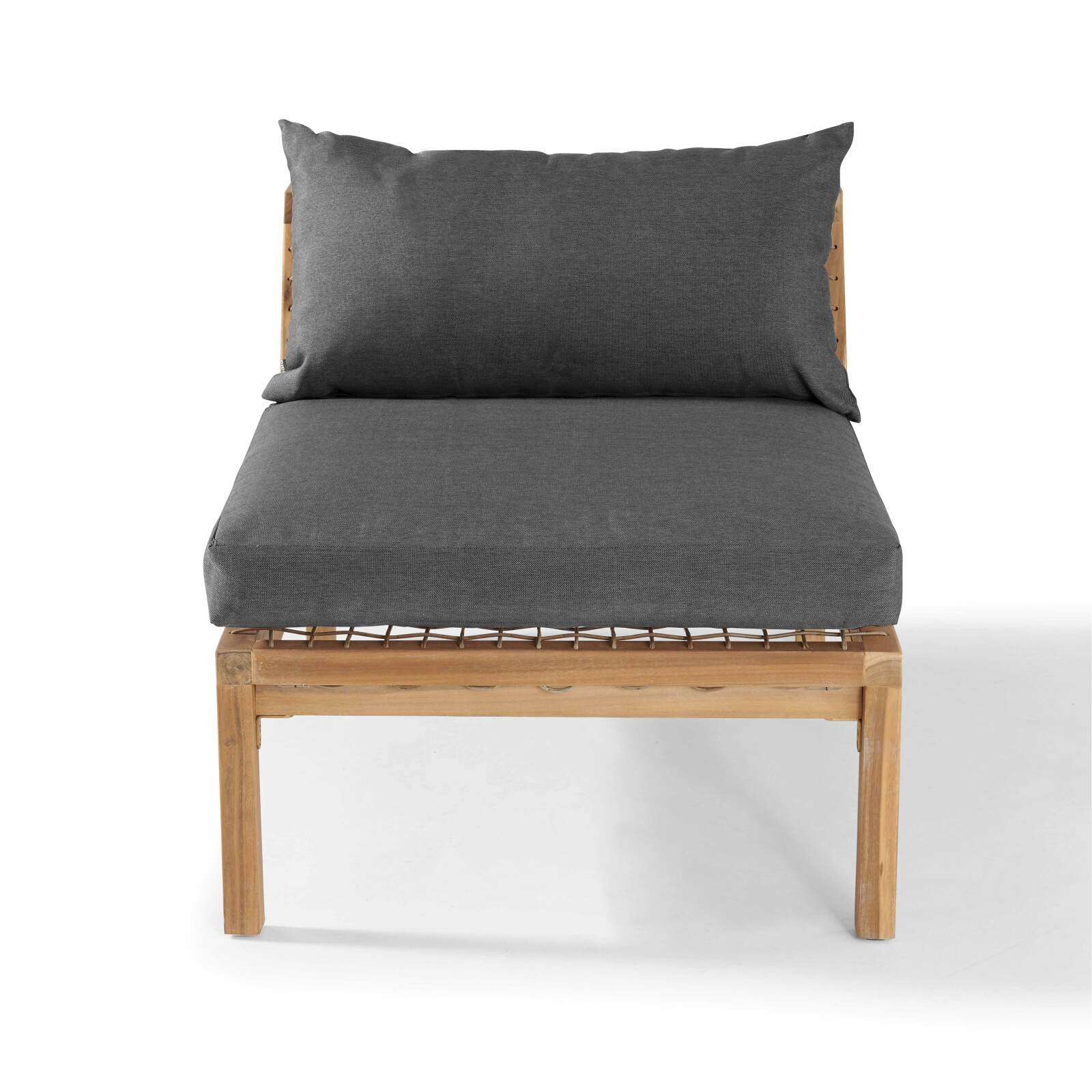 Sillón de jardín de madera de acacia