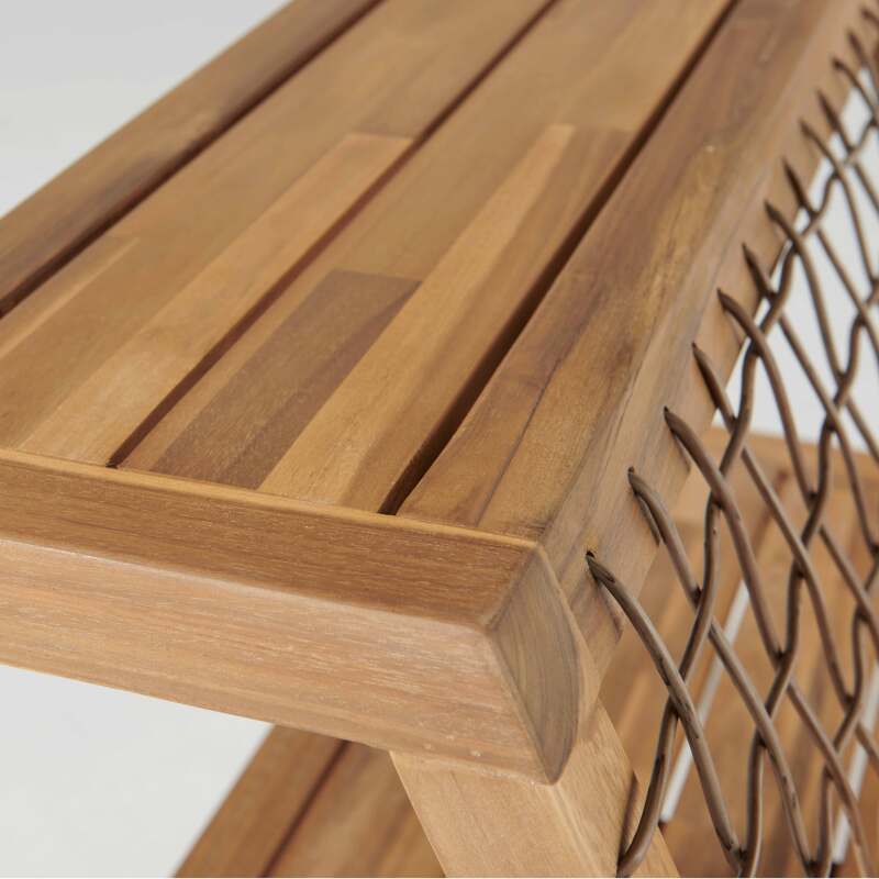 Sillón de jardín de madera de acacia