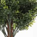 Buis en tronco artificial en maceta, altura 110 cm