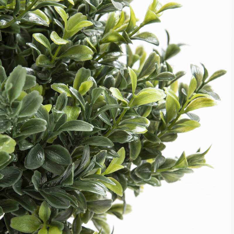 Buis en tronco artificial en maceta, altura 110 cm