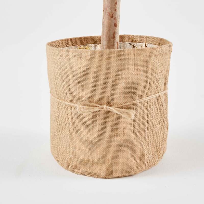 Buis en tronco artificial en maceta, altura 110 cm