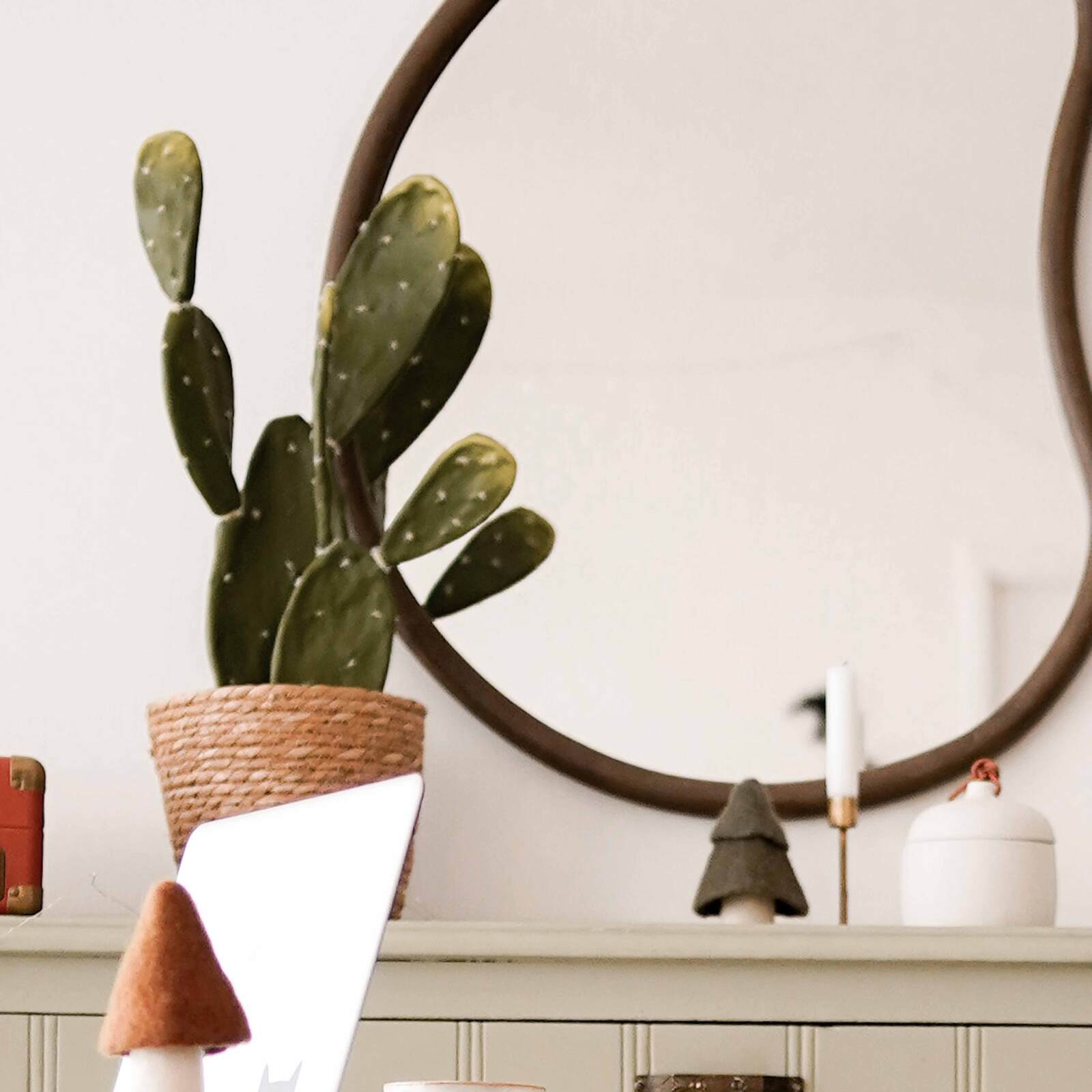 Cactus artificial en maceta altura 60 cm