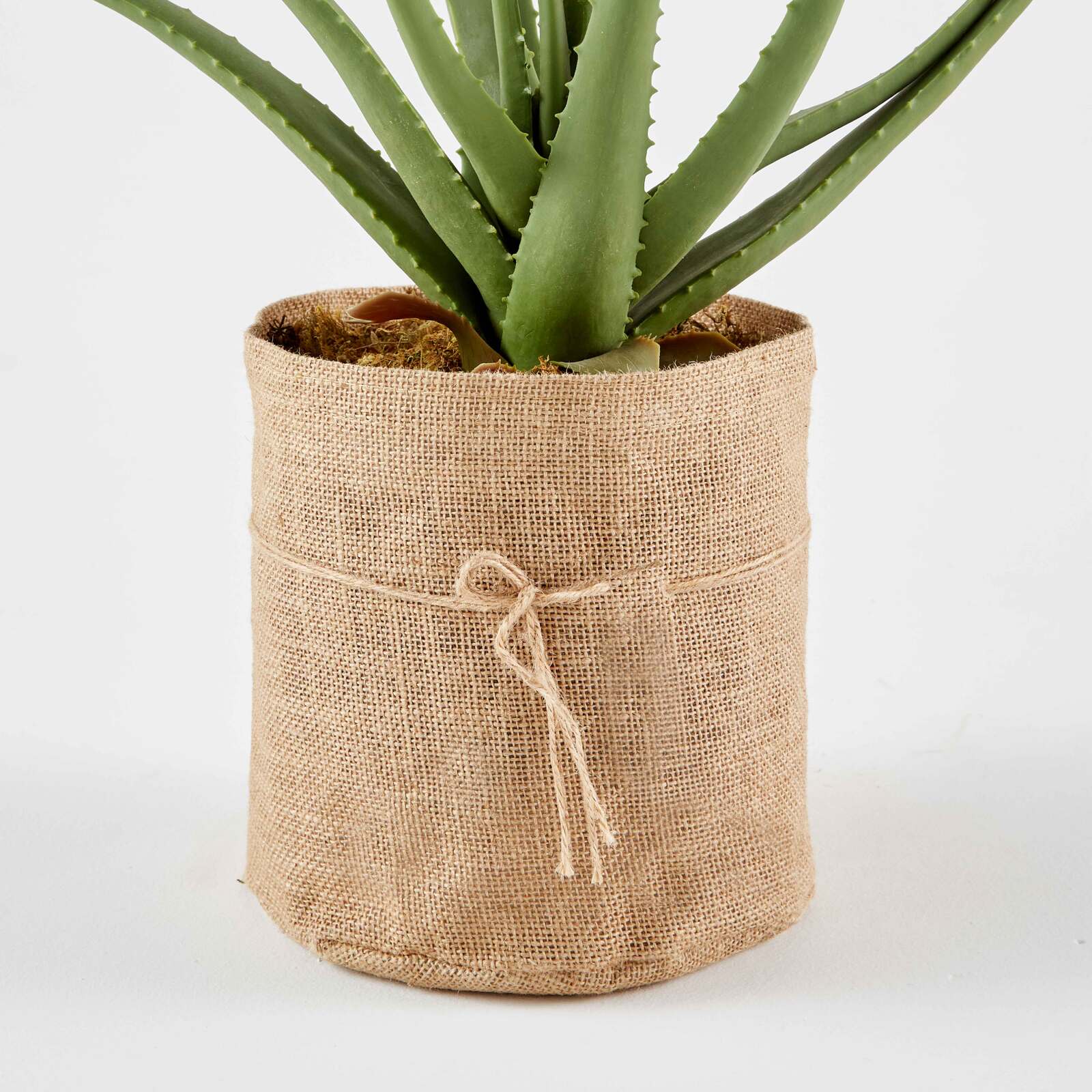 Aloe vera artificial en maceta altura 43 cm